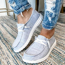 Load image into Gallery viewer, Womens  Slip-On Sneakers - Perma Laces / Round Toes
