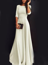 Load image into Gallery viewer, Maxi Dress - Three Quarter Length Sleeves