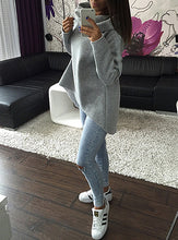 Load image into Gallery viewer, Womens Asymmetrical Sweatshirt - Long Sleeved 2021 cowl neck